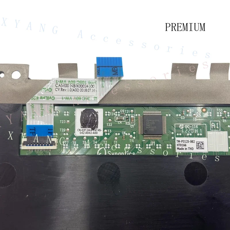 N+ Original For Dell XPS 15 9550 9560 9570 M5510 M5520 Touchpad Mouse Button Board GJ46G 0GJ46G 3T2W4 03T2W4