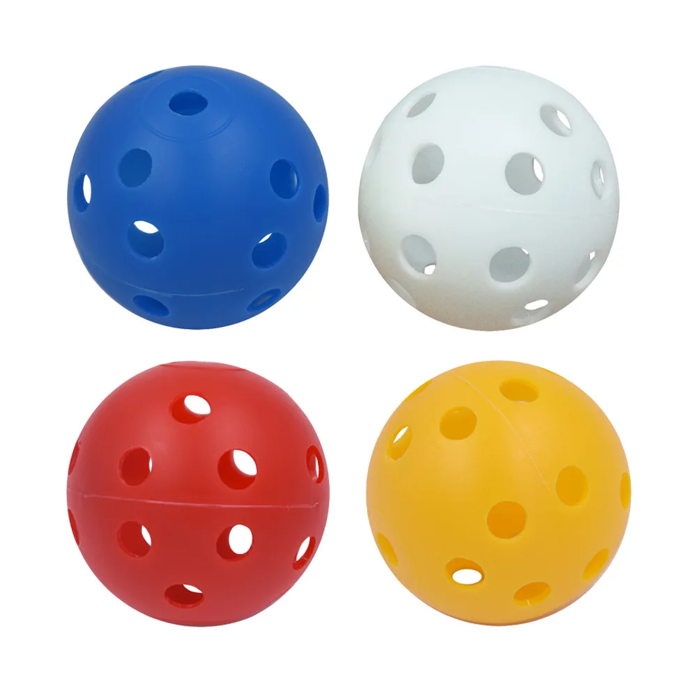 PGM 100pcs Golf Plastic Practice Balls Random Color Indoor 41mm Diameter Hollow Ball Q009