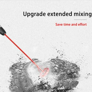 Paint Painting Mixing Paddle Rod for Electric Drill, Agitator Construction, Putty, Grouting Cement, Tool Mortar, HEXAGONAL AXIS 8 Main Sales Mixer Mixer - №1