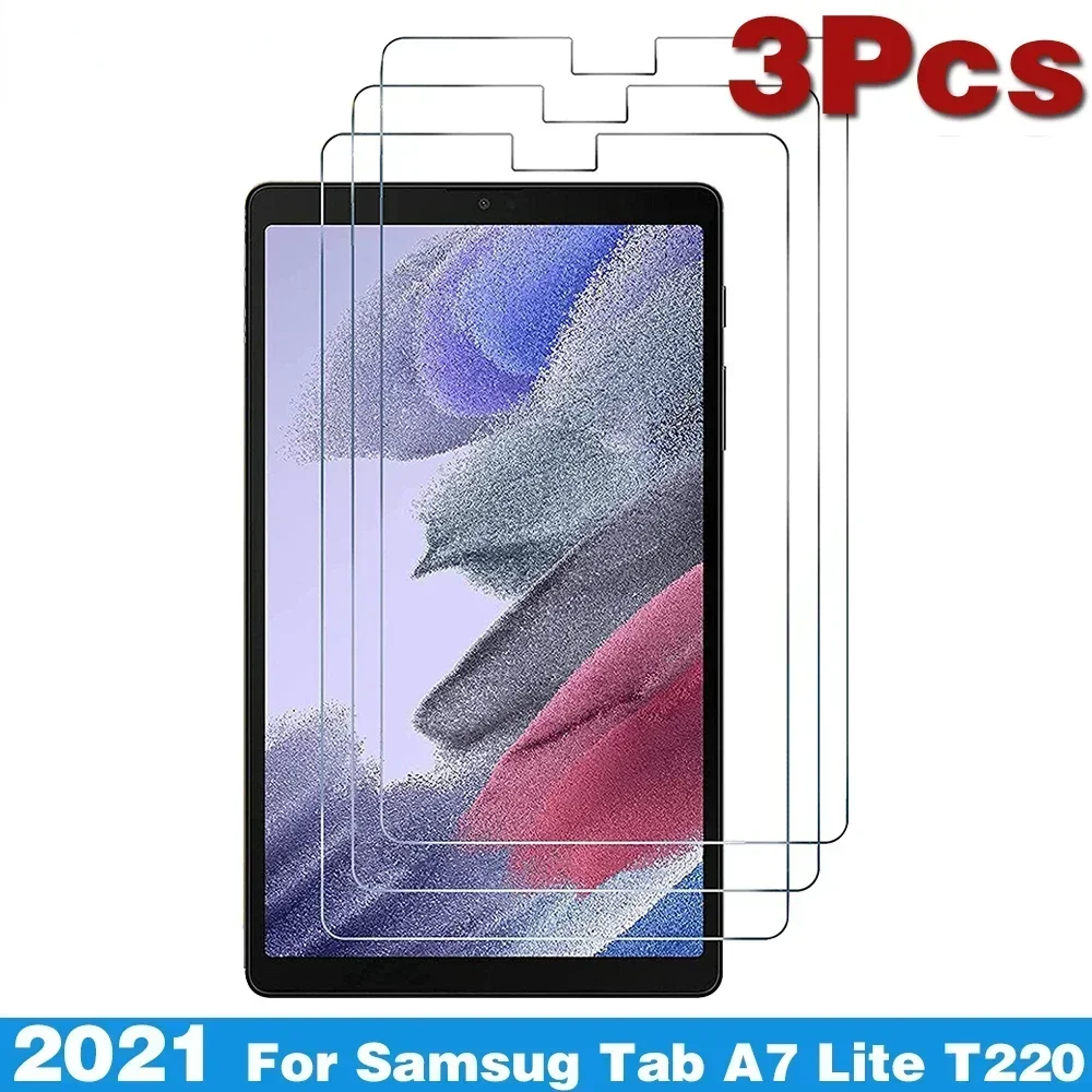 For Samsung Galaxy Tab A7 Lite SM-T225 T220 8.7inch Screen Protective Film Anti-Scratch 9H Hardness Tablet Tempered Glass 2021