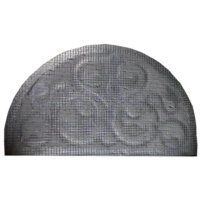 

Coconut palm door mat, semi-circular door, floor mat entering the door, entrance to the foyer, dust and soil, foot pad non-slip
