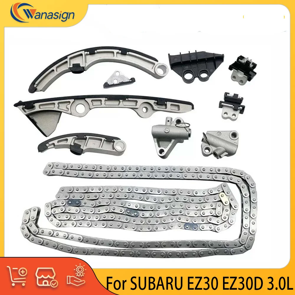 Engine Parts Timing Chain Kit Fit 3.0 L H6 Gas For SUBARU LEGACY OUTBACK B9 TRIBECA EZ30 EZ30D 3.0L H6 06-09