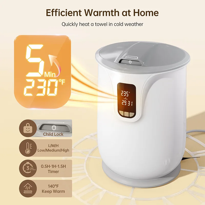 Cross-border special 20L towel heating bucket Amazon new towel heater household smart bucket heater