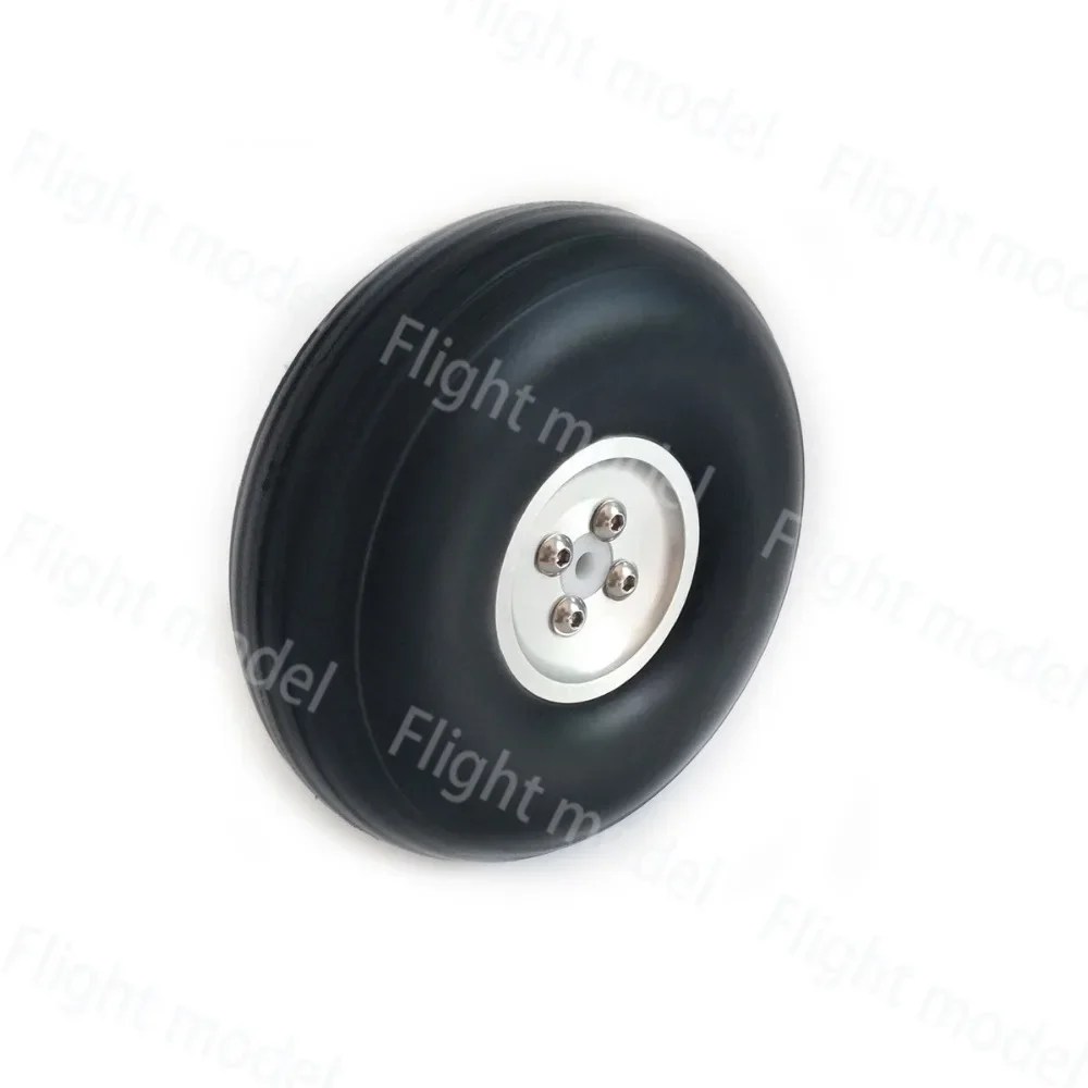 1 inch to 5 inch PU Wheels With Aluminum Alloy Hub For RC Airplane Model Tail Wheels