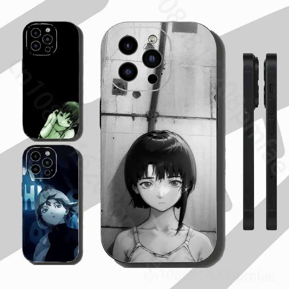 S-Serial E-Experiments L-Lain Slim Back Phone Case for iPhone 17,16,15,14,13,12,11 Pro,Max,Plus,X,XS,XR,SE,Mini Protective Cover