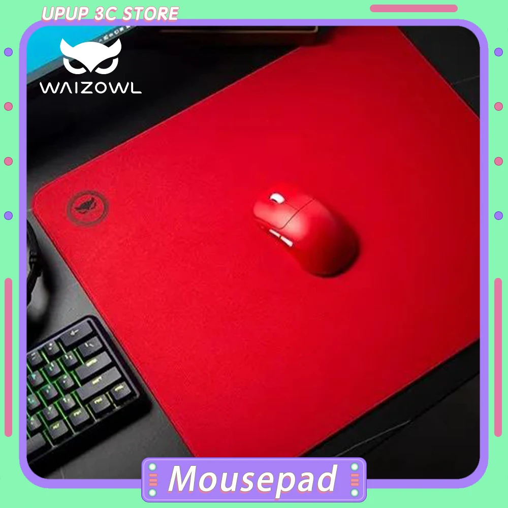 

Игровой коврик для мыши WAIZOWL Falcon, гранулированный сенсационный праймер из пенополиуретана, нейтральная поверхность, нескользящий коврик для мыши, супер большой для подарков для геймеров
