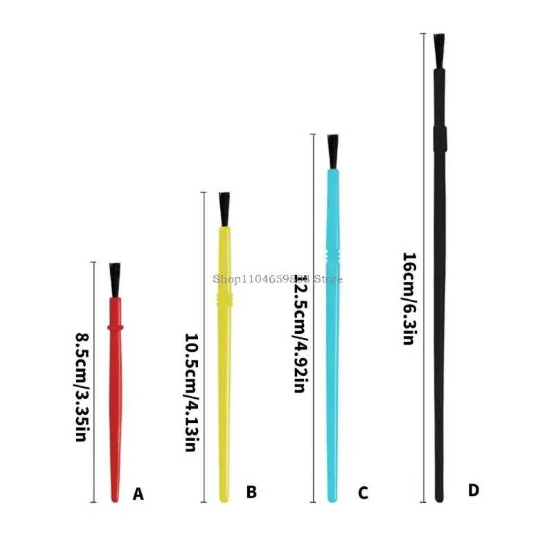 50 PCS Pequenos pincéis