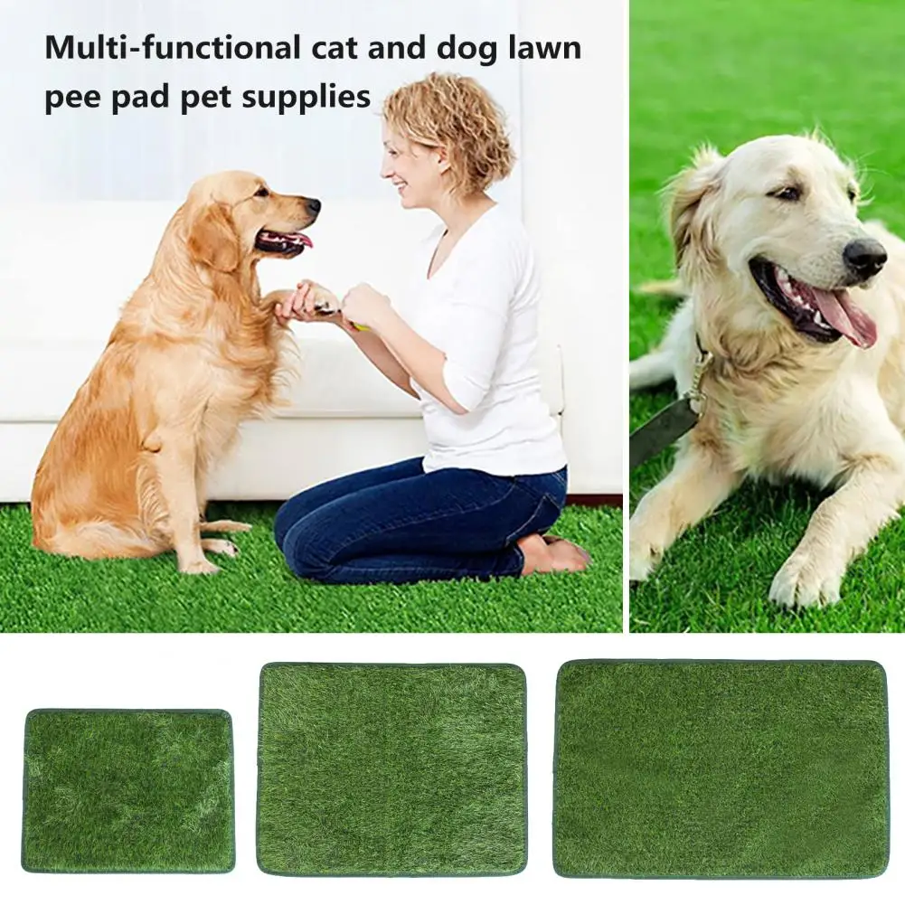 Pet Pee Mat Odor-Free Absorbent Wear-resistant Dog Training Pad Artificial Turf Professional Fake Grass for Dog For Clean Home