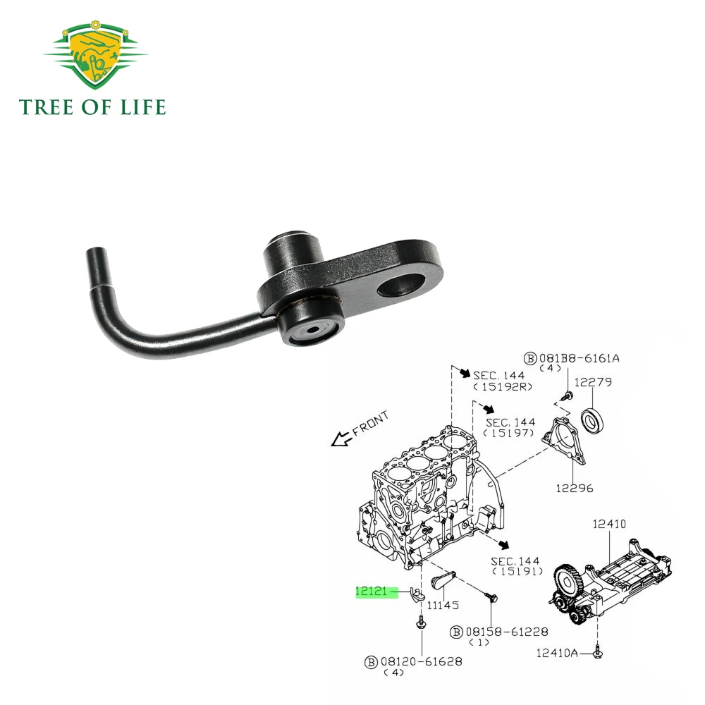 4PCS 11560-5X00A Piston Cooling Spray Jet For Nissan Navara D40M Pathfinder R51M YD25DDTI Np300 Frontier Np300 Navara D23 YD25