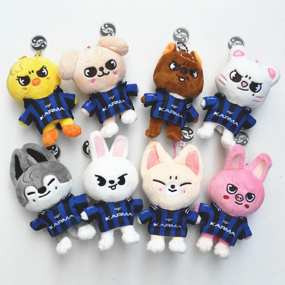 LLavero de peluche SKZOO Karma, llavero de estilo Evil Emotion, juguete de peluche de Seúl FM, capa de semana, muñeca, escuela mágica, regalo de cumpleaños para niños
