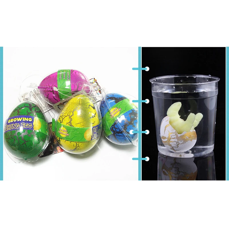 1pcs Dinosaur Eggs Hatching In Water Big Size Water Growing Animal Eggs Dinosaur Grow Egg Novelty Educational Toys For Kids Gift