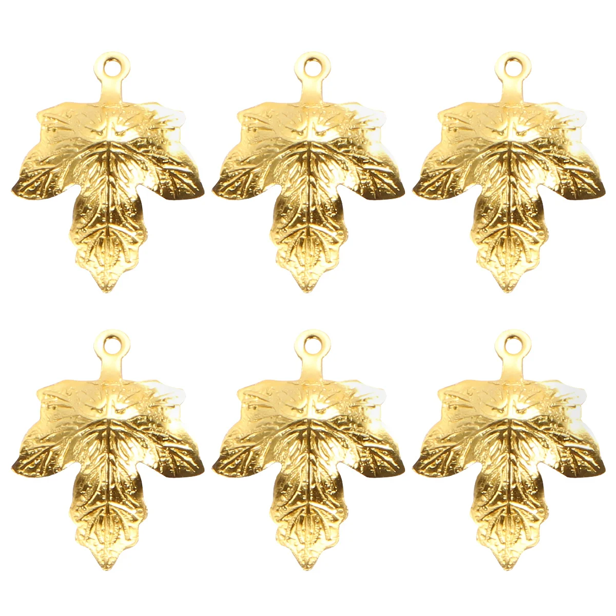 

6 шт., кулон в виде сусального золота, нежные медные подвески для ожерелья, браслета, ювелирных изделий, аксессуары для рукоделия, модные металлические подвески в виде листьев