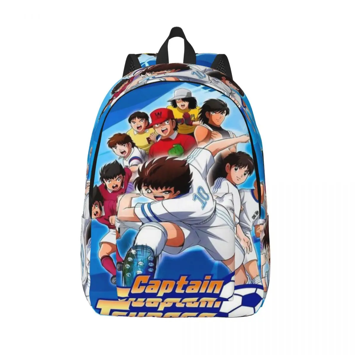 Mochila de Anime de capitán Tsubasa para niño y niña, Bolsa Escolar de fútbol japonés, Manga, guardería, primaria