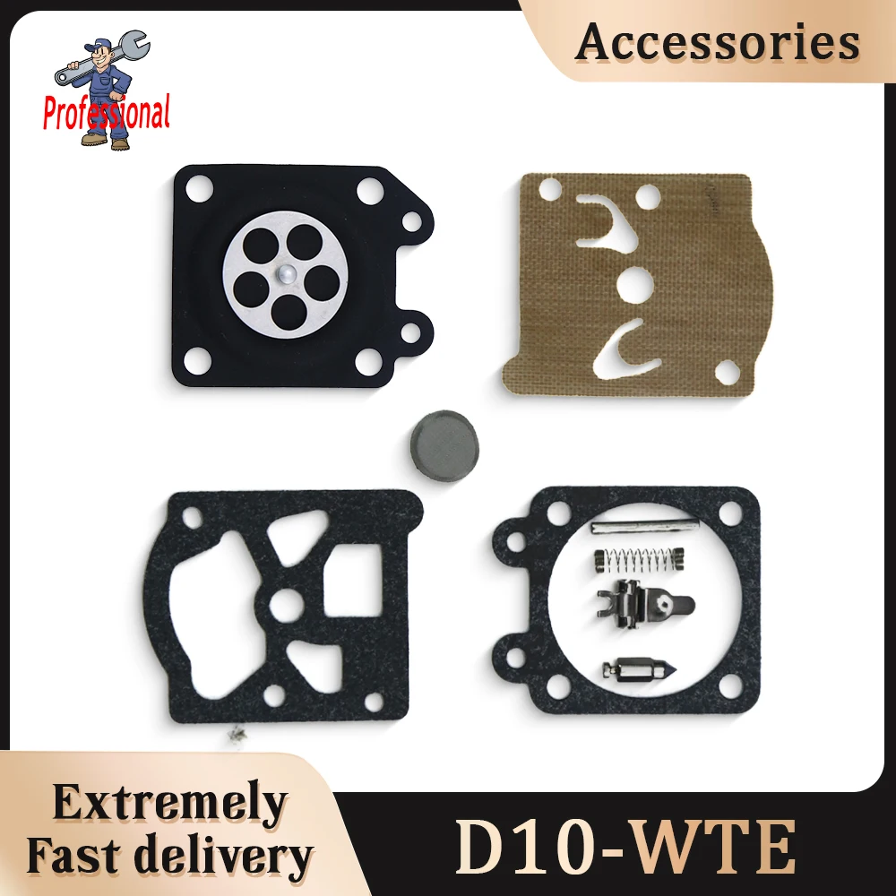 

For 38 45 52 58 ChainsawCarburetor Diaphragm Gasket Repair Rebuild Kit