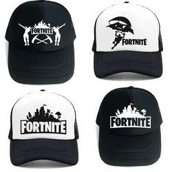 Fortnite Baseball Caps Game Peripheral Man Hats Summer Breathable Mesh Fashion Cap Anime Figure Hats Unisex Streetwear