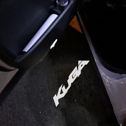 2Pcs For Ford Kuga 2022 2021 2020 2019 2018 2017 2016 2015 2014 ST Line STline LED Projector Car Door Lights Emblem Accessories