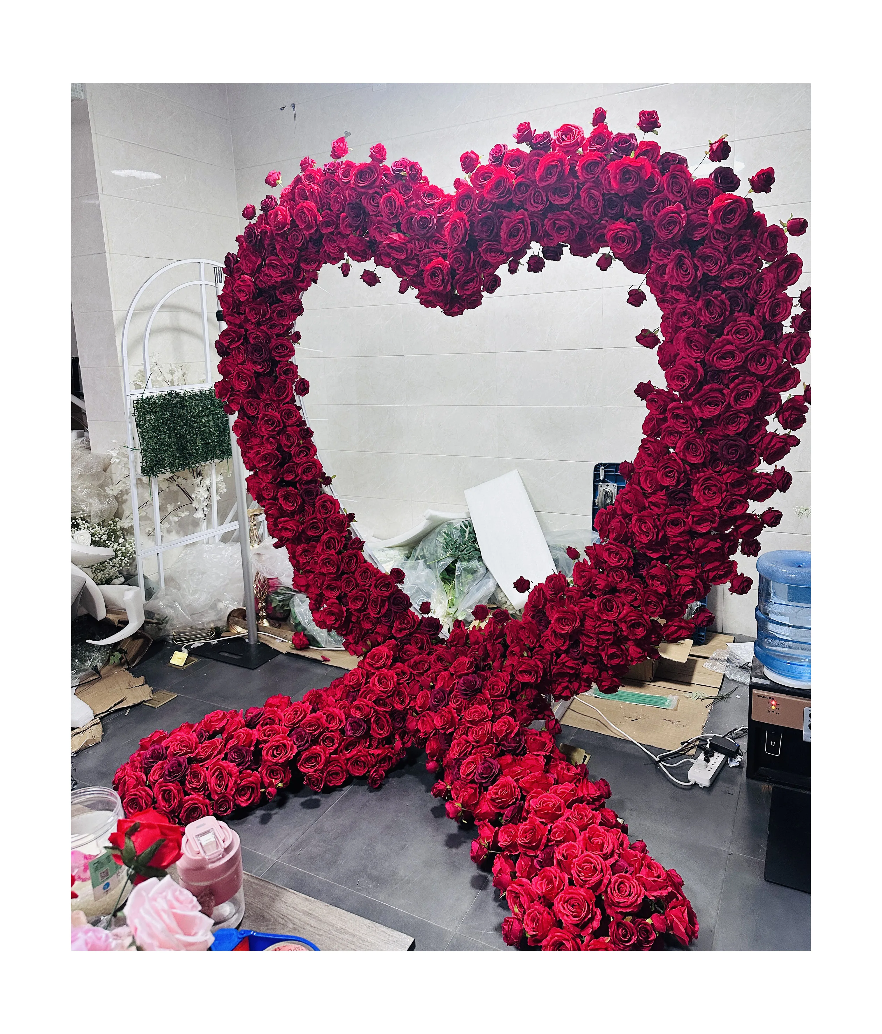 Red Heart-Shaped Decoration