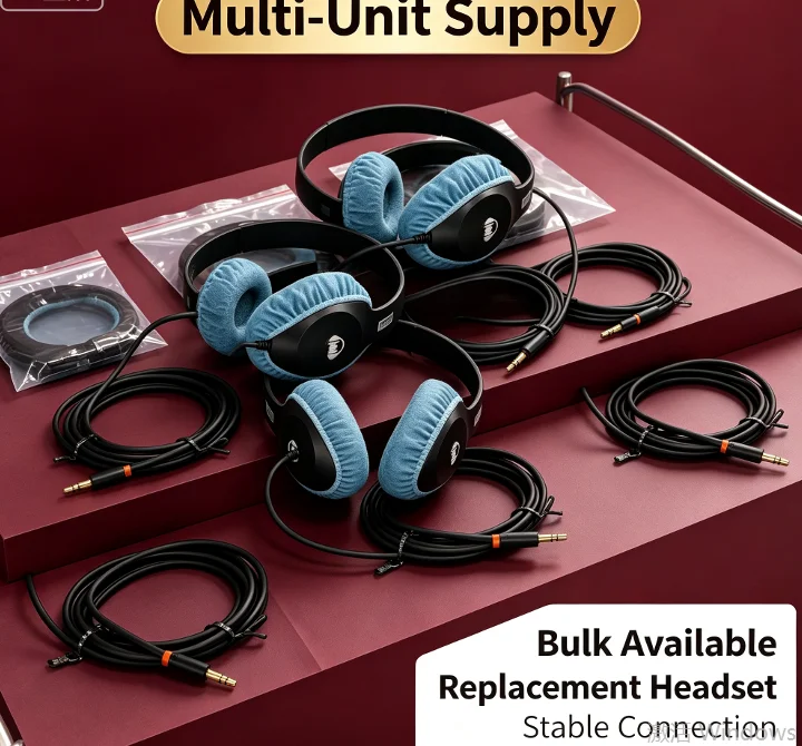Compatible Sensor Headphone Accessory, Replacement Wired Headset for Meta Hunter 4025 NLS Non‑Linear System Instrument