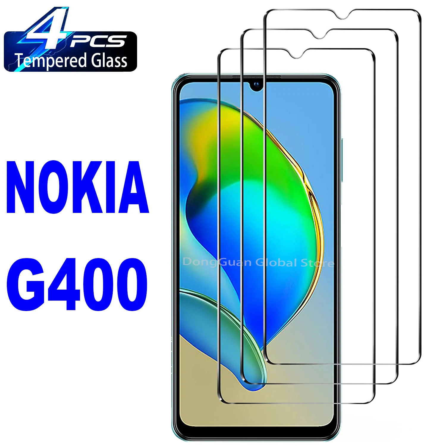 

2/4Pcs Tempered Glass For Nokia G400 Screen Protector Glass Film