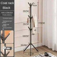 Clothes Rack Stand Tree Branch Shape Multi Hook Mobile and Convenient Coat Rack for Home Living Room Hangers Clothes Rack Stand 6