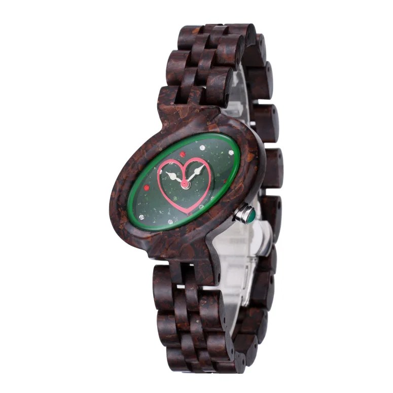 

Original Coffee Scented Women's Watch with Crystal Hour Markers on Crystal Stone Dial Ultra-Fairy Small Audience Elegant Gift Wa