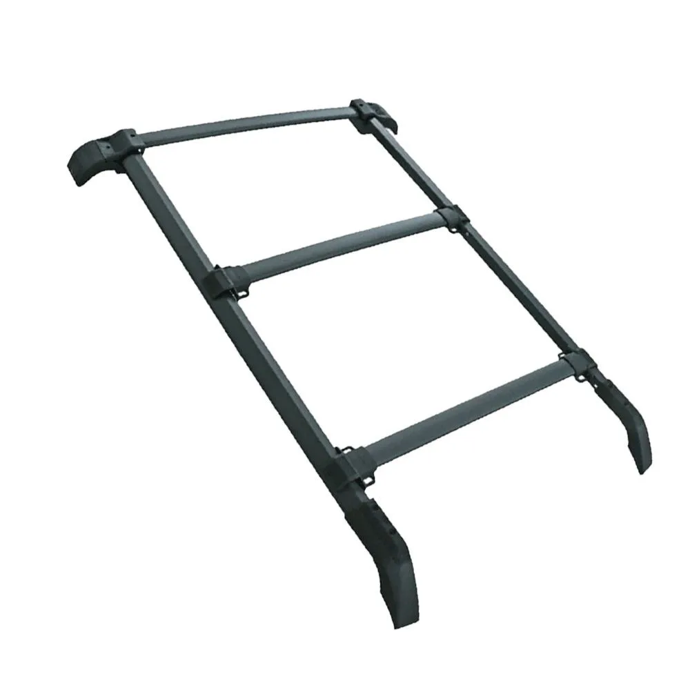 5PCS Aluminum Roof Set Fit for Ford Bronco 4Door 2021 2022 2023 2024 2025 Rail Rack Cargo Bars Crossbar Heavy load Black