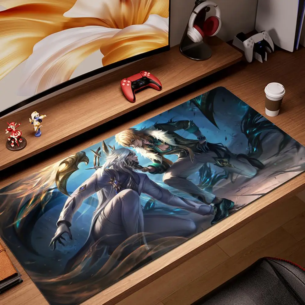 

Honkai Aventurine Mouse Pad Honkai Star Rail Large Mousepad Computer Keyboard XXL Padding Anime Pc Gaming Accessories Desk Mat