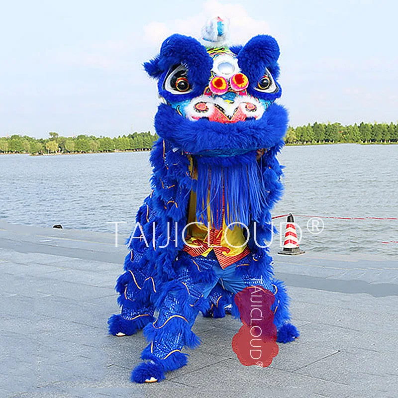 Complete Set of Lion Dance Props, South Lion Awakening, Dragon Dance Lion Clothing, Two Person Wool Clothing