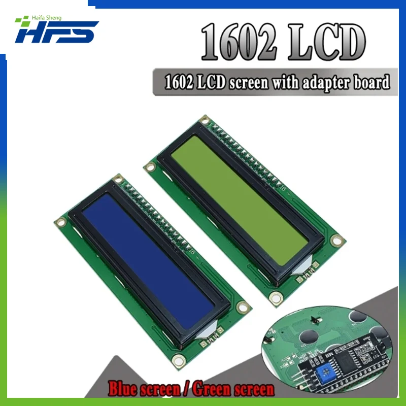 

LCD1602 модуль ЖКД синий экран IIC/I2C 1602 для arduino 1602 LCD UNO r3 mega2560 зеленый экран