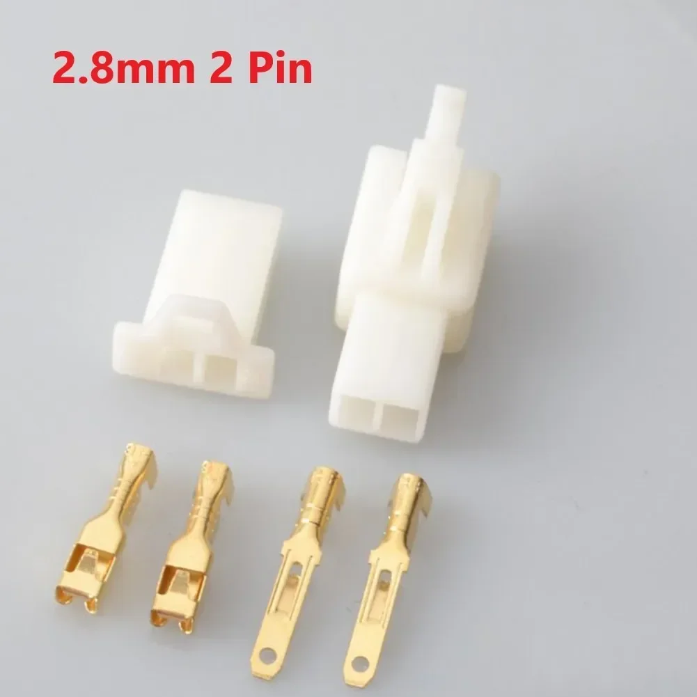 1 Set 2.8mm Terminal Socket Pin Connector Car Motorcycle  Socket Connector 2 Pin, 3 Pin, 4 Pin, 6 Pin, 9 Pin Connecting Wire Har