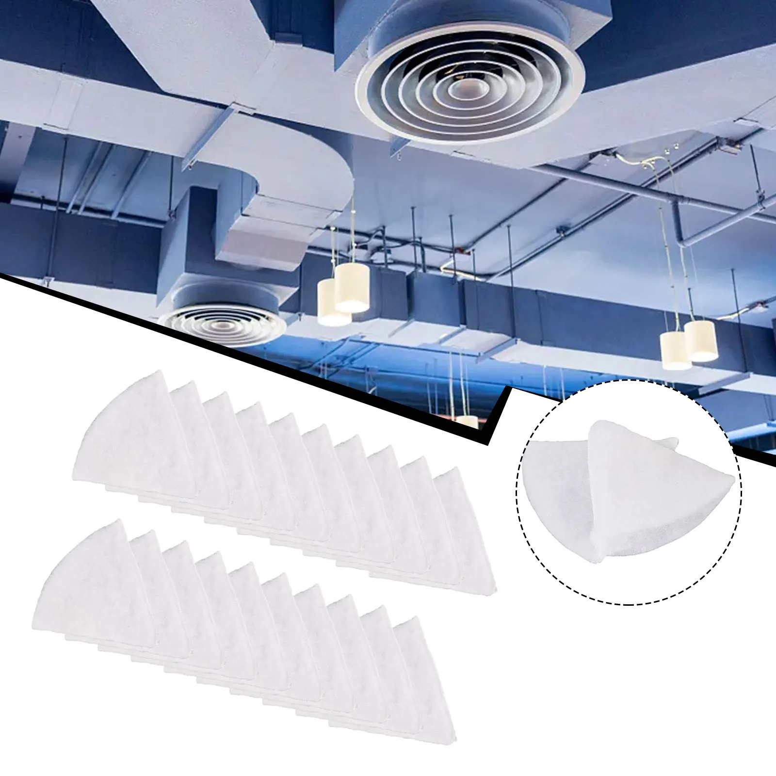 Set Conical for exhaust Valve Filter Kit Central Heating Cooling Systems 20*10*10cm Compatible With for helios for maico for