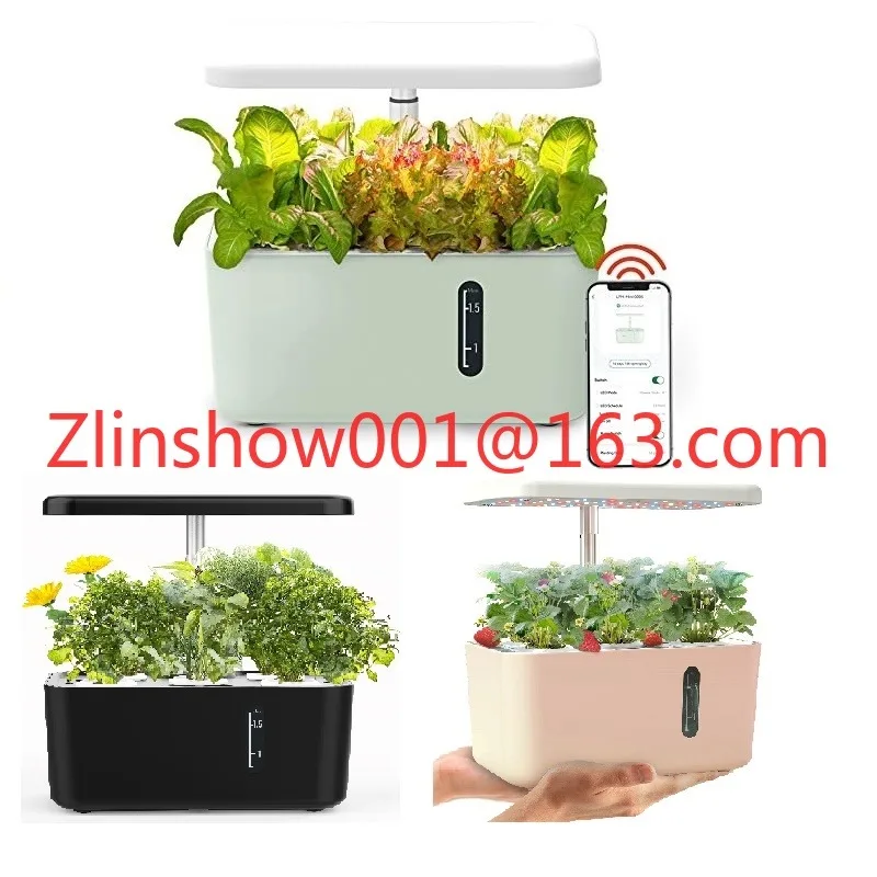5 Pods Indoor Hydroponic Garden Kit 3-Mode LED Grow Light Electric Source Versatile Indoor Use