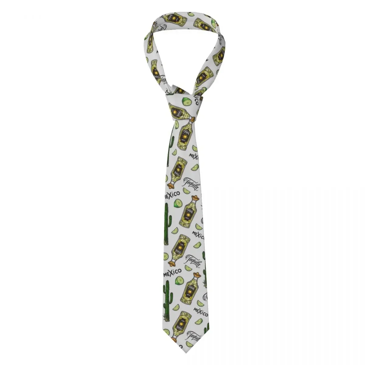 

Mens Tie Classic Skinny Tequila And Cactus Neckties Narrow Collar Slim Casual Gift