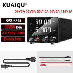 DC Power Supply Variable, 30V 5A Adjustable Switching Regulated Power Supply ,30V 10A Regulated DC Bench Power Supply 60V 120A
