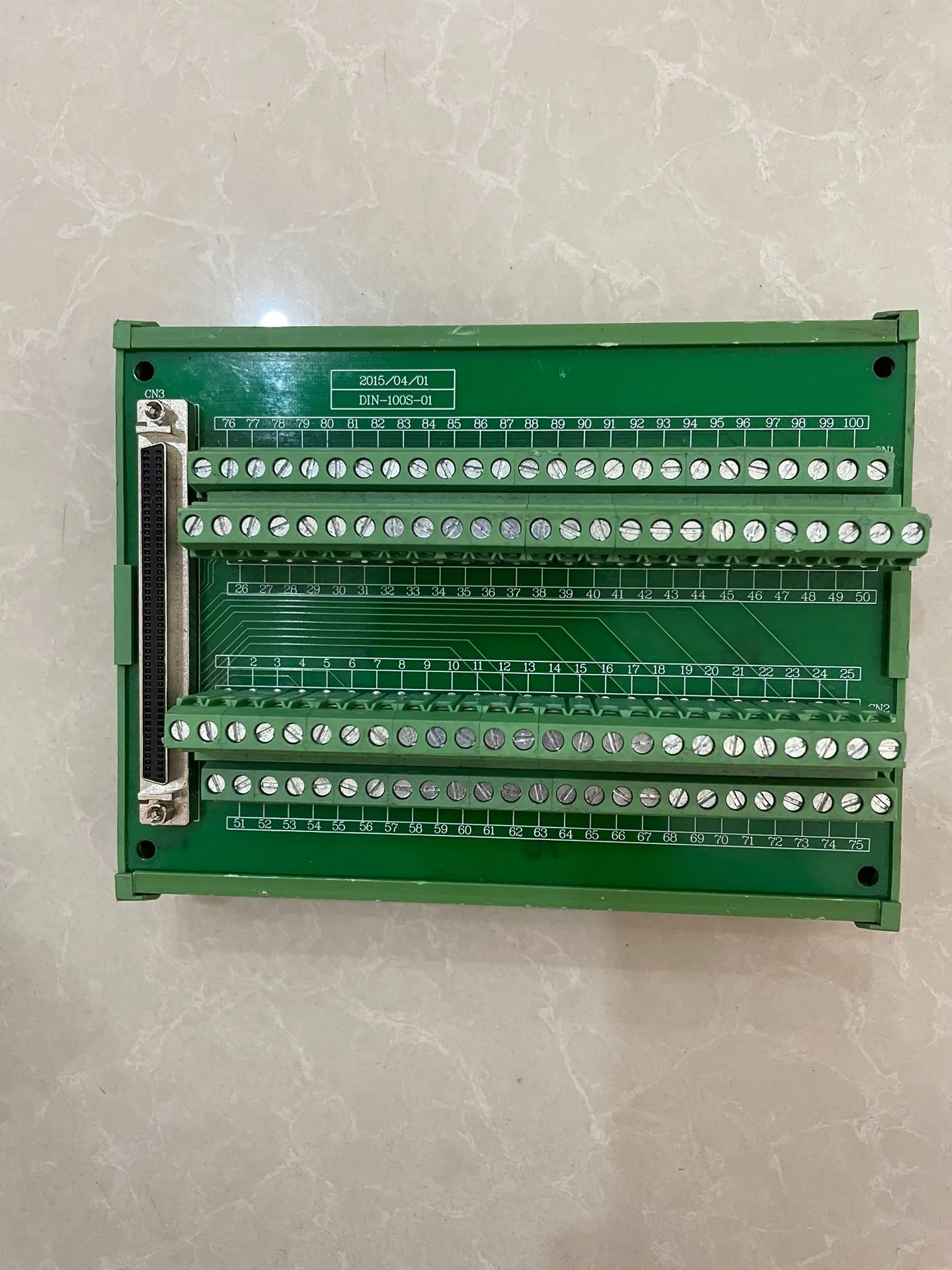 DIN-37D-01 단자판 DIN-37D-01