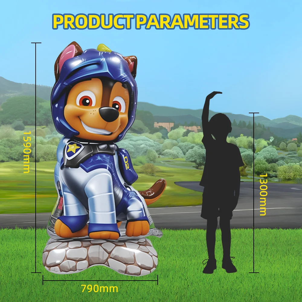 

Paw Patrol Themed Aluminum Foil Balloons Large Cartoon Dog Helium Balloon for Kids Birthday Party Festival Activities Decor
