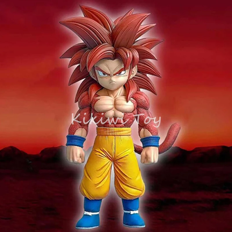

17cm Dragon Ball Anime Figure Super Saiyan 4 Goku Figure Daima Ss4 Son Goku Action Figurine Model Statue Customized Collect Gift