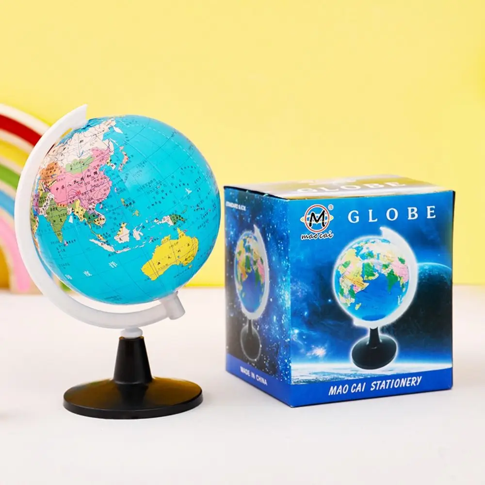 Globe du monde avec support, carte de géographie dos jouet pour enfants, globe avec attro d'ulus ents, pays