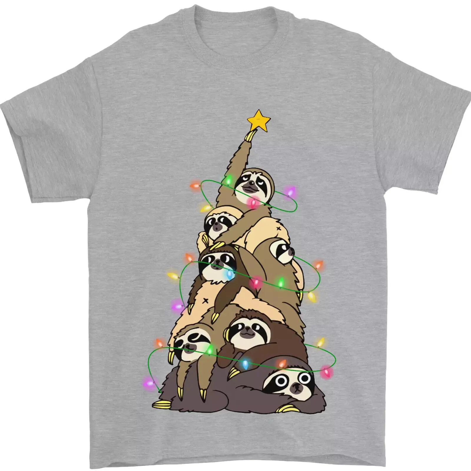 

Christmas Sloth Tree Funny Xmas Gift Unisex T-Shirt