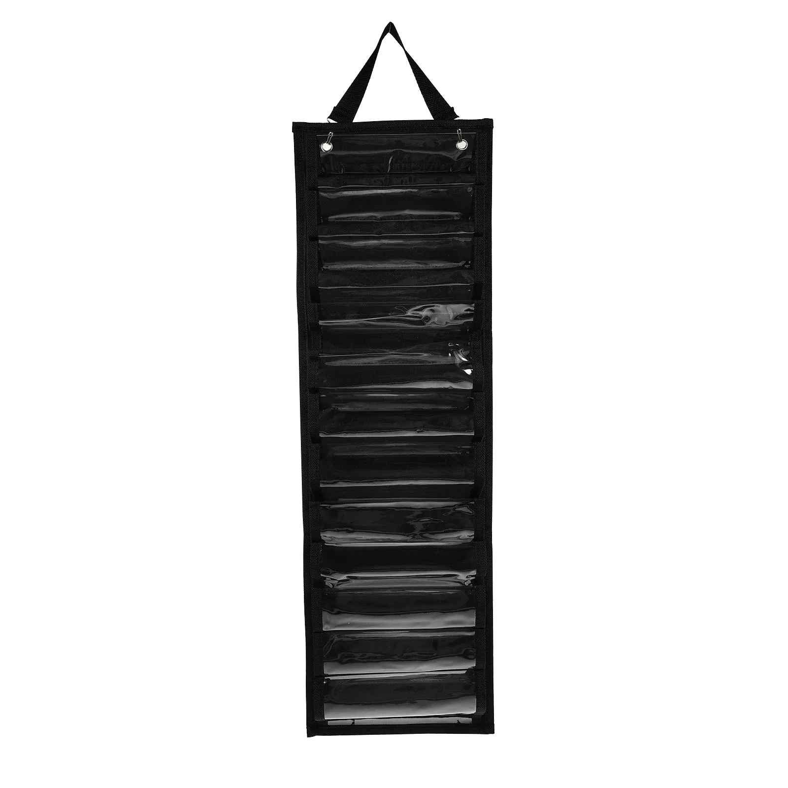 

Roller Door Hanging Bag Vinyl Storage Rack Oxford Cloth Waterproof Multi Compartments ganizer Wall Pouch Craft Room Space Saving