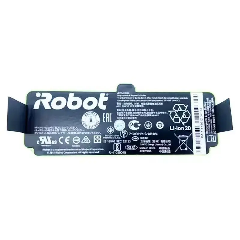 5200mAh 14.4V Li-ion Replacement Battery for iRobot Roomba 500 600 700 800 900 Series (Compatible with 650, 690, 675, 780, 880,