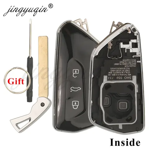Remote Key Shell for Volkswagen VW Golf 8 Cupra Formentor Tarraco Gti Mk7/8 Skoda Octavia Seat Leon Smart Card Case KD HZ25 ZB25