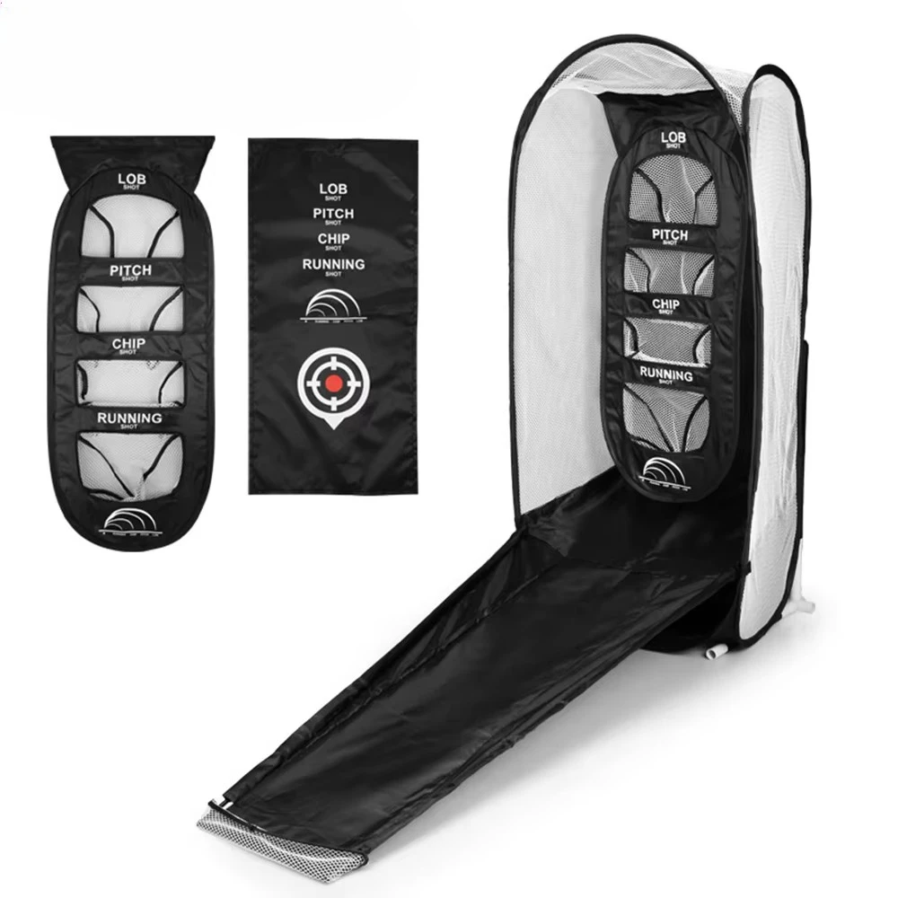 LXW017 Pop-up golf net with target, golf training aid for indoor and outdoor practice