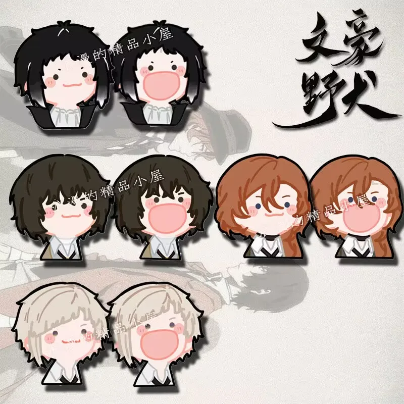 

Серия «Bungou Stray Dogs [Awoo] аниме периферийная брошь» с надписью «N Fiskama Nakahara Dazai Osamu», подвеска для украшения школьной сумки.