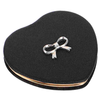 Mini Heart Shaped Makeup Mirror Portable Pocket Compact Mirror For Dual Sided Folding Mirror Travel Size Hand Mirror Ladies
