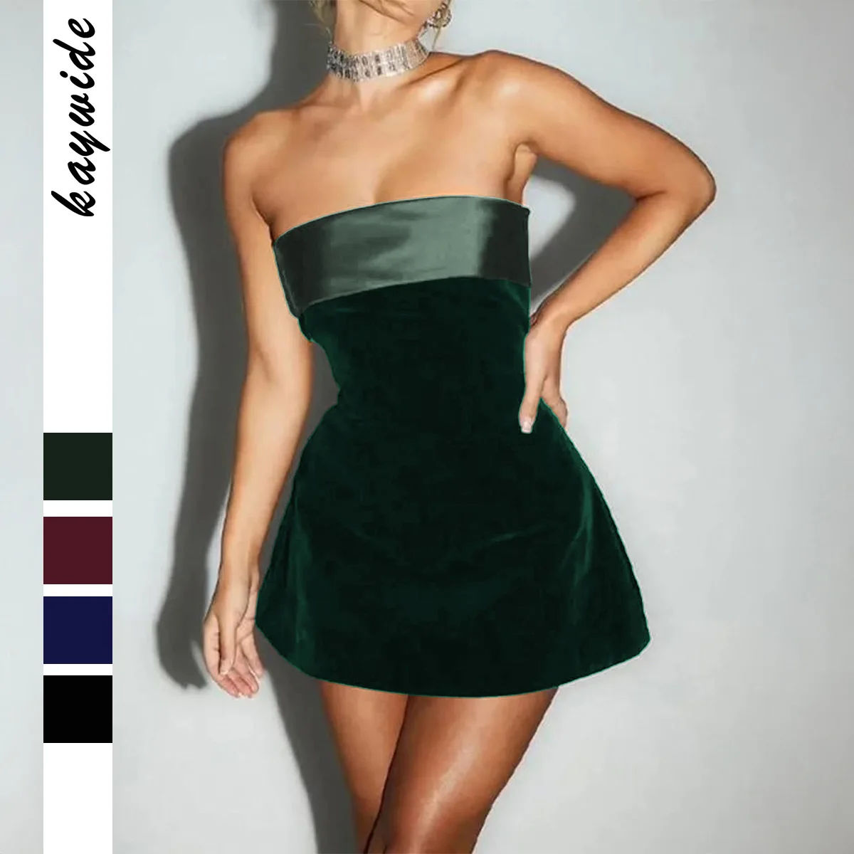

2025 Women Dress Elegant Fashion Beautiful Women's Dresses Party Night Dresses Evening Woman Dress Strapless Bodycon Dress