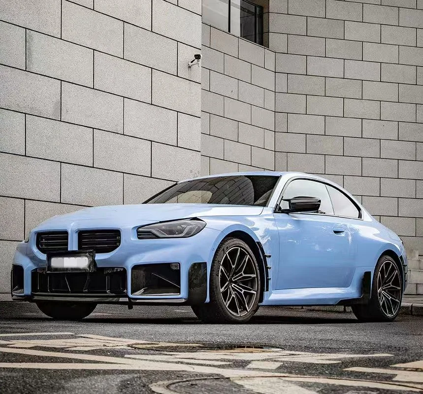 عالية الجودة 2023-IN غطاء مرآة الرؤية الخلفية للسيارة مناسبة لسيارات BMW 2 Series M2 G87 غطاء مرآة الرؤية الخلفية من ألياف الكربون الجافة #6