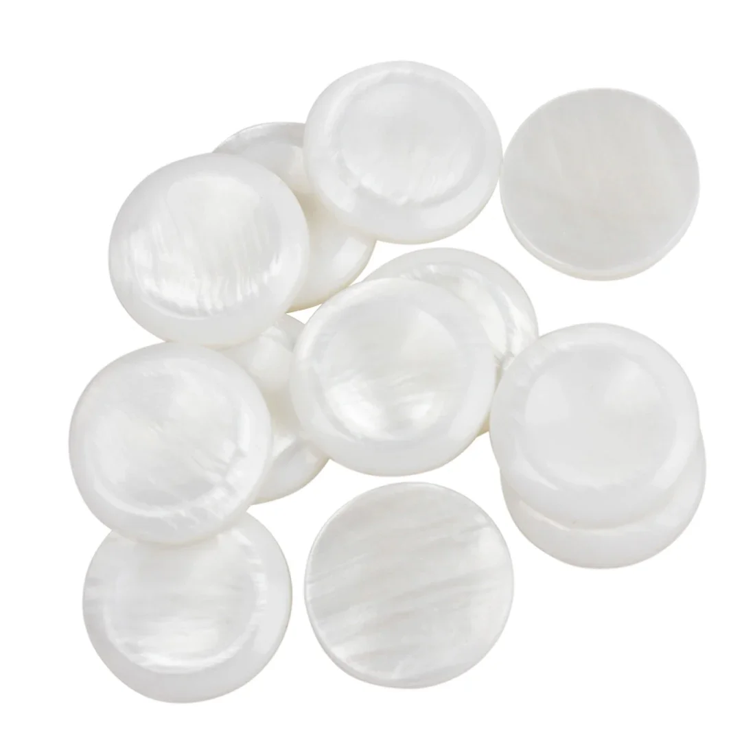 3Pcs/Set Trumpet Finger Buttons Valve Cap White Shell Keypad White Shell for Trumpet Buttons Cover Wind Instruments Accessories