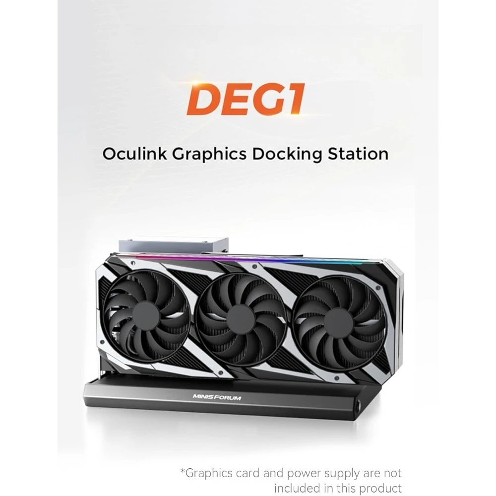 

Док-станция eGPU для внешних графических процессоров, совместимая с RTX 4090 и AMD RX 7900 XTX, с блоком питания ATX SFX, доставка по США.