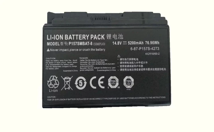 ，。New Laptop Battery for Thunderobot G150P Terrans Force X811 X611 P157SMBA-8，。